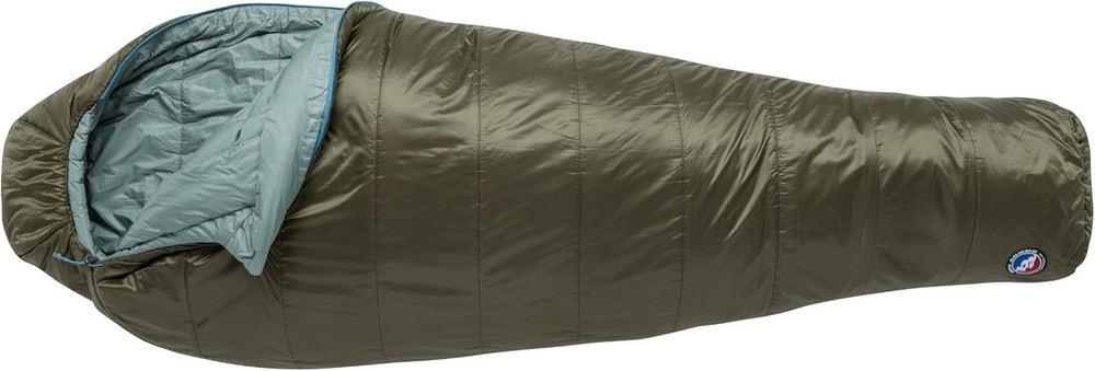 Big Agnes Anthracite Backpacking Sleeping Bag 30 Degree - Regular - Left Zip
