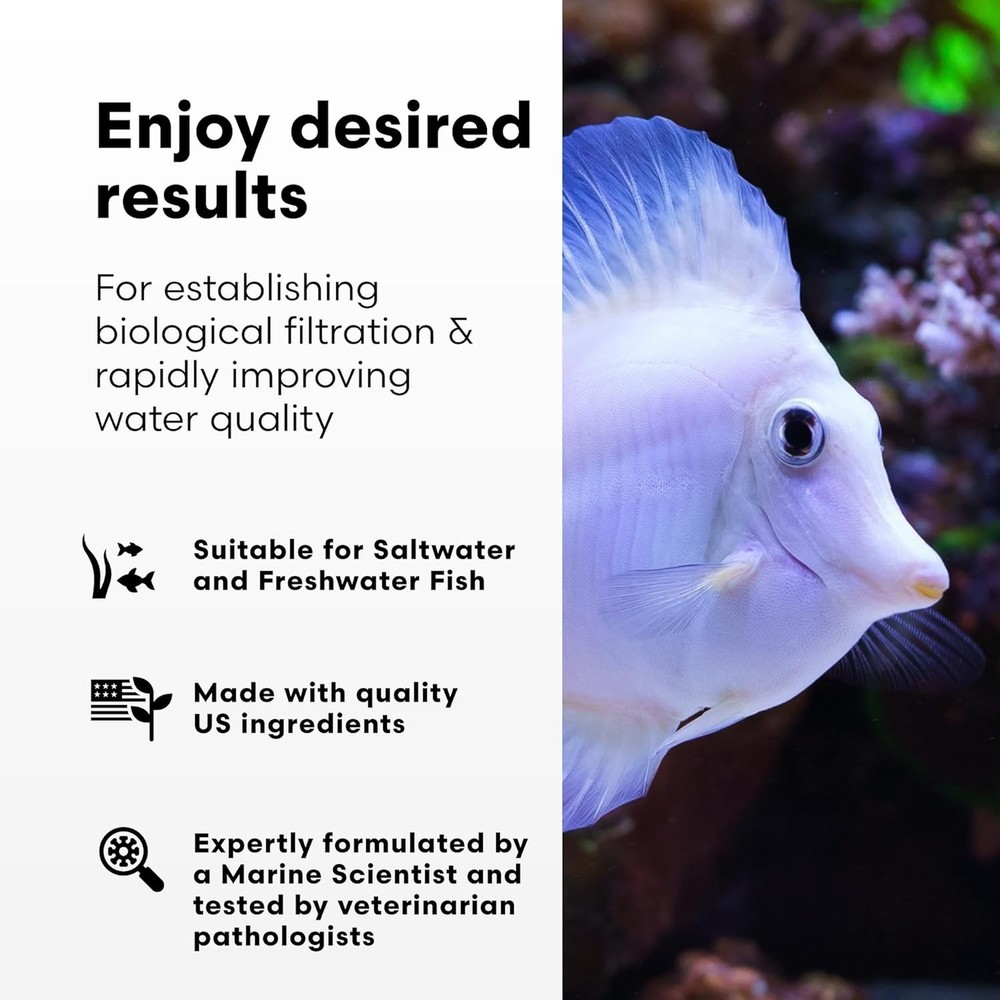 MicroBacter7 Complete Bioculture Fish Tank/Aquarium Populates Biological Filter