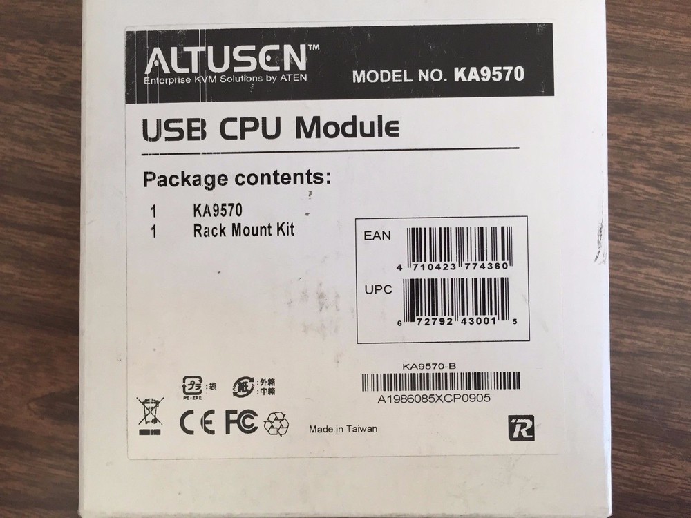 Altusen KVM Switch USB cable module model:KA9570