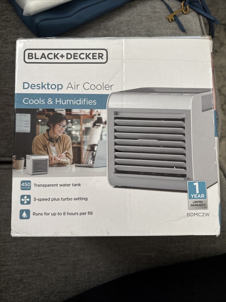 Black + Decker BDMC2W Desktop Air Cooler Open box
