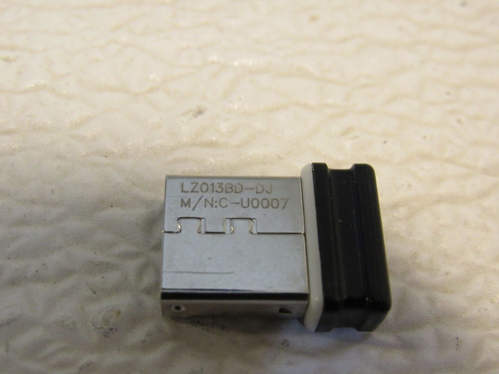 Logitech USB Mouse Keyboard Dongle Silver/Black