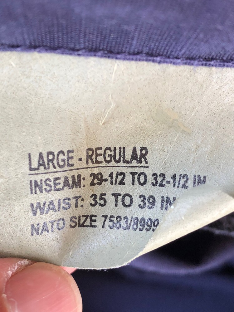 Propper Combat Trousers Size Large-Regular Blue