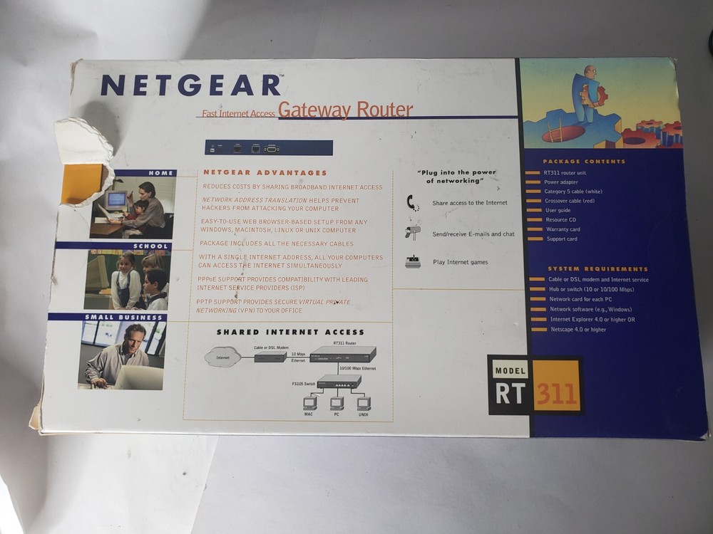 Netgear RT311 Internet Gateway Router