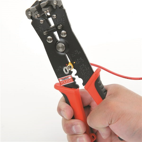 FAMOUS TOLEDO WS210 AUTOMATIC WIRE STRIPPER WITH CUTTER & CRIMPER
