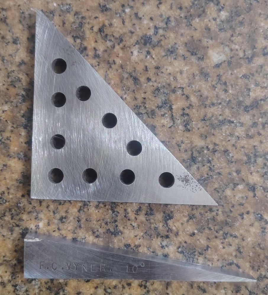 🗽TOOLMAKERS 10° & 45° SET UP BLOCKS