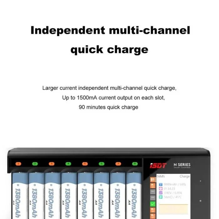 ISDT N8 AA/AAA BATTERY SMART CHARGER