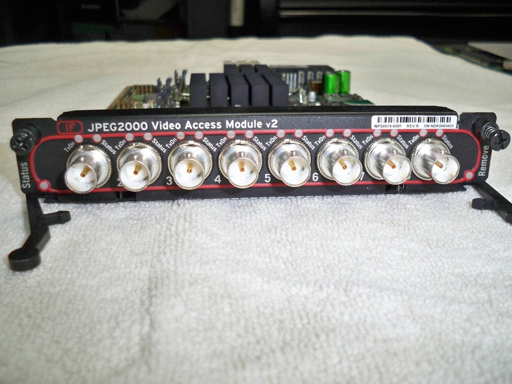 Nimbra Netinsight JPEG2000 VIDEO ACCESS MODULE v2