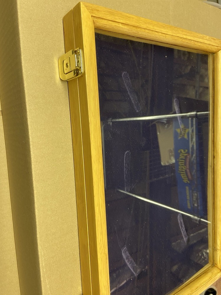 wood display cases for collectibles