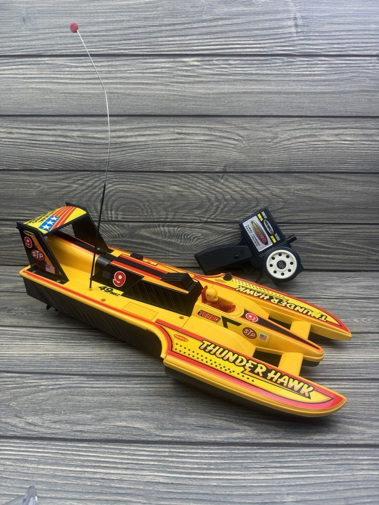 Vintage Remco Thunderhawk Remote Control Boat  RC Remote CLEAN UNTESTED AS IS