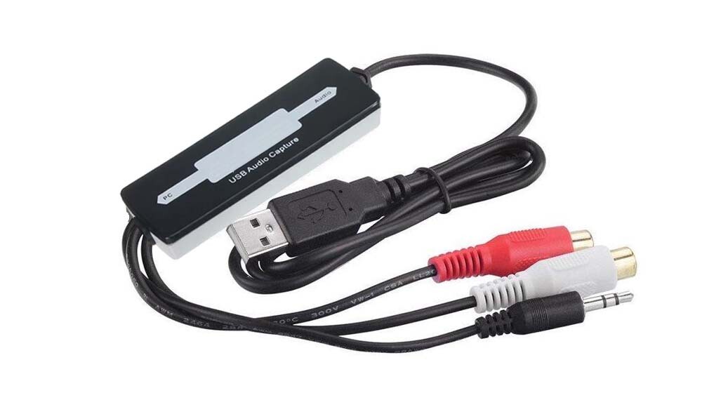 USB Digital Audio Recorder For Converting Vinyl Cassette To CD/MP3 Audio Encoder