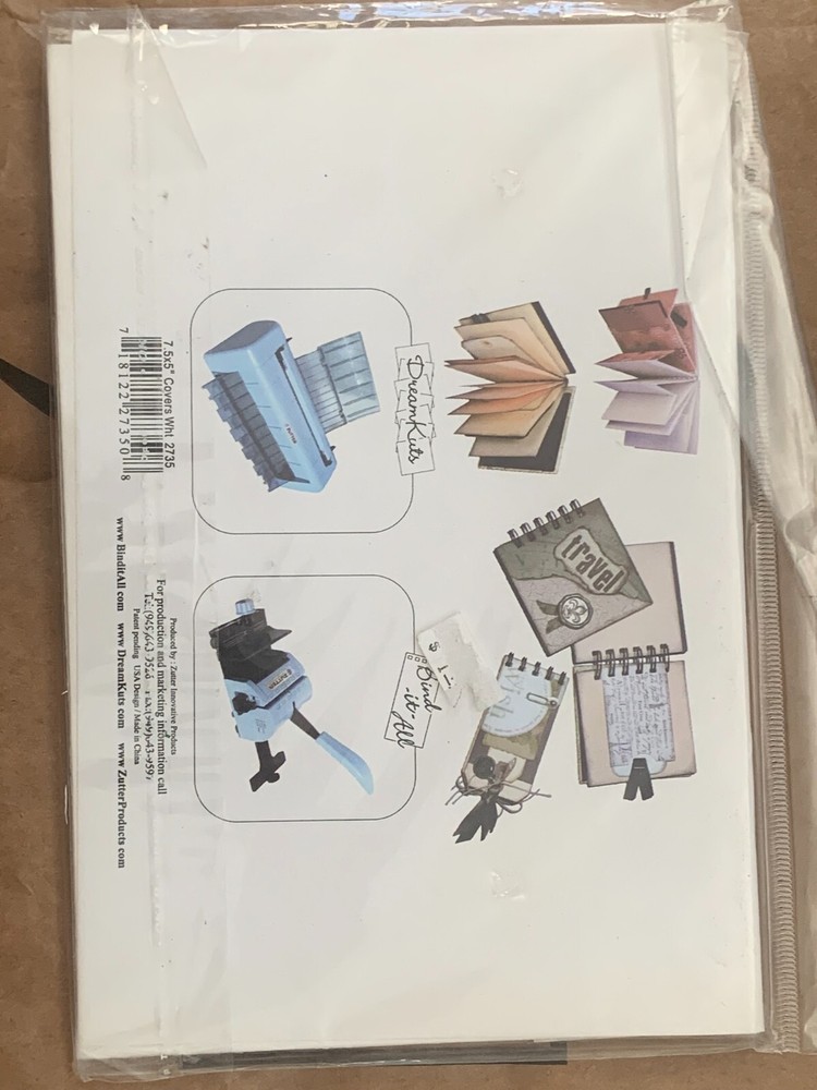 Zutter Innovation Bind It All Covers and Pages