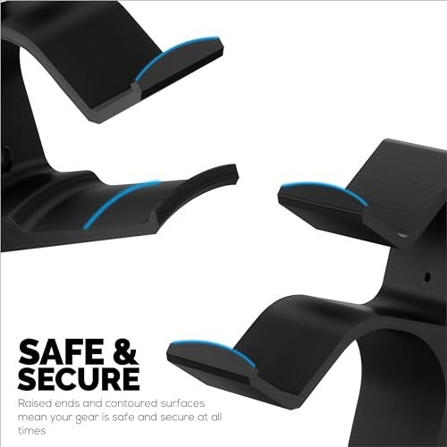 The Behemoth - Dual Game Controller & Headphone Stand Wall Mount Holder -