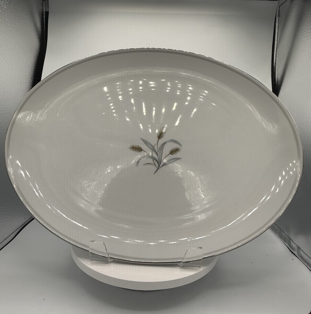 Narumi China Myra Pattern 16" Oval Serving Platter 5122