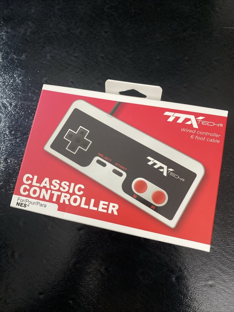NES Wired Controller Black [TTX Tech] SEALED