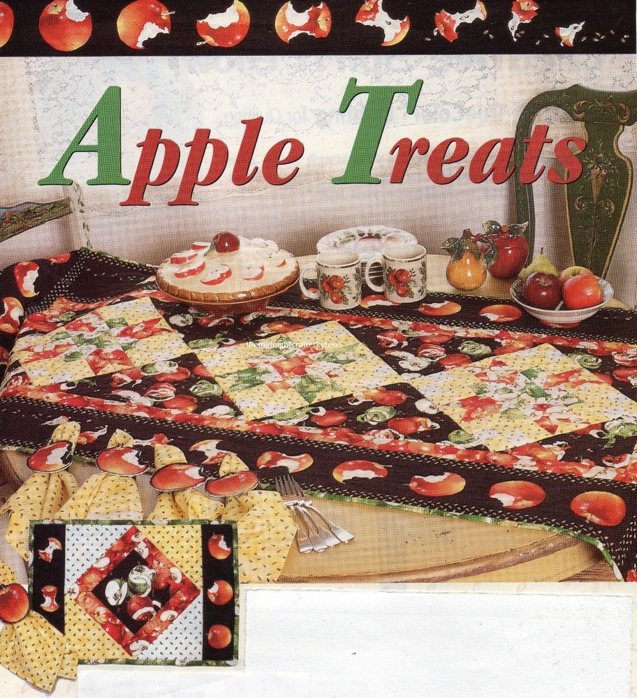 Apple Treats Quilt Pattern Pieced JW