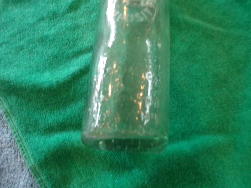 Aqua Bottle E.P. Shaw & Co Ld Unusual