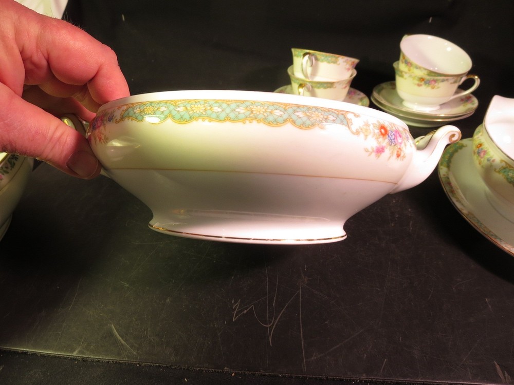 Vintage Imperial China Japan Vegetable Bowl Bottom ONLY Unknown Pattern