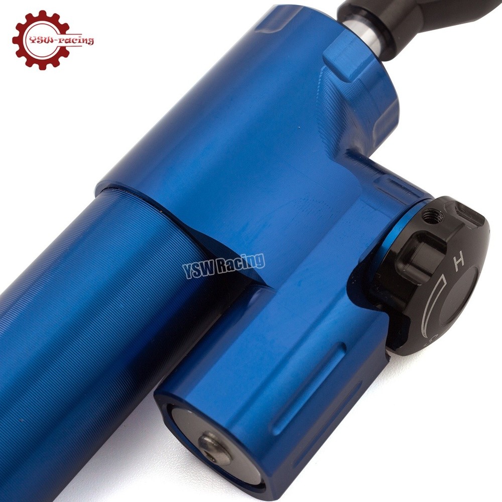 Universal Motorcycle CNC Adjustable Steering Damper Stabilizer Top Blue&Black US