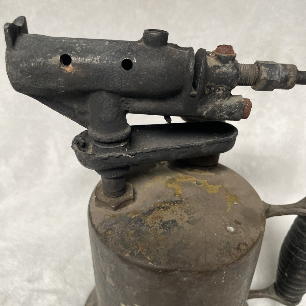 Vintage Brass Blow Torch 9” Untested