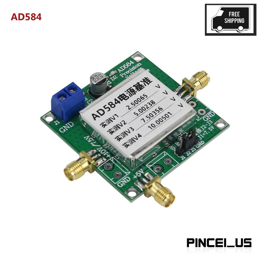 AD584 Voltage Reference 2.5V/5V/7.5V/10V Output for Voltmeter Calibration pe66