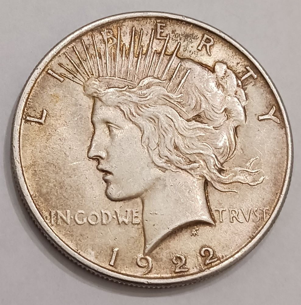 1922 Peace Dollar US Silver Dollar