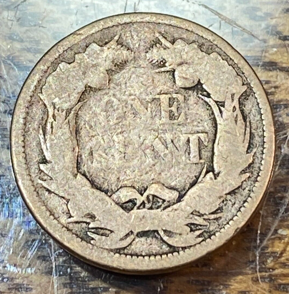 1857 Flying Eagle Cent Nice Original AG CHRC