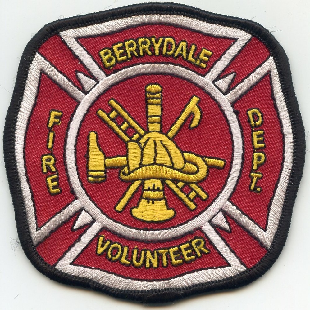 BERRYDALE FLORIDA FL VOLUNTEER FIRE PATCH