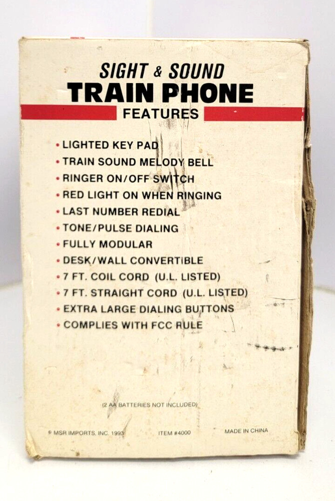 MSR Sight & Sound Train Phone
