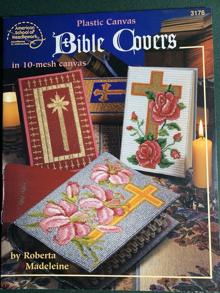 Plastic Canvas Bible Covers Pattern Book