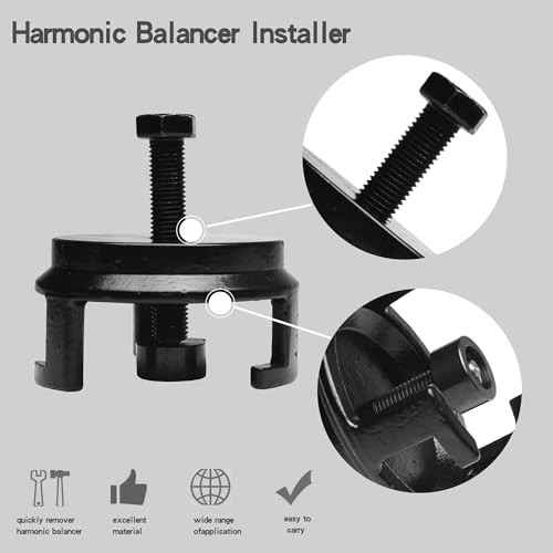 Crank Pulley Puller and Installation Set, Harmonic Balancer Puller and