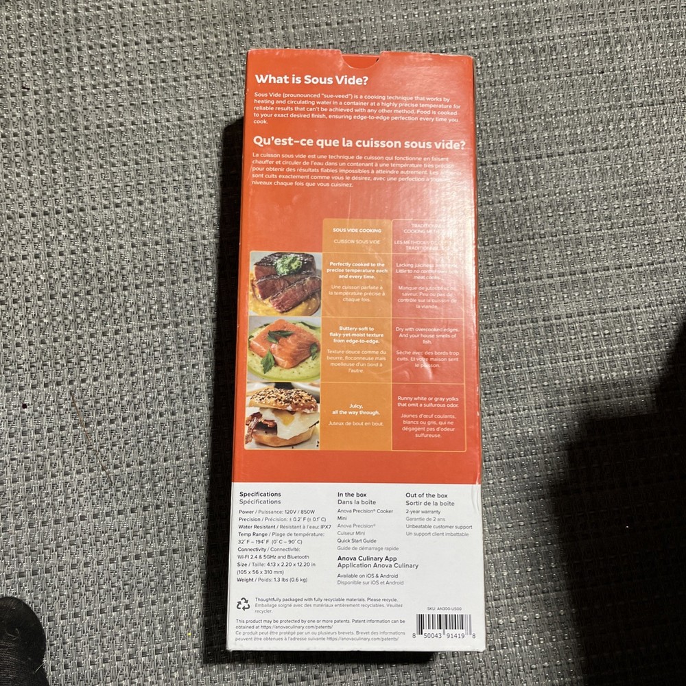 Anova Precision Cooker Mini Black AN300-US00