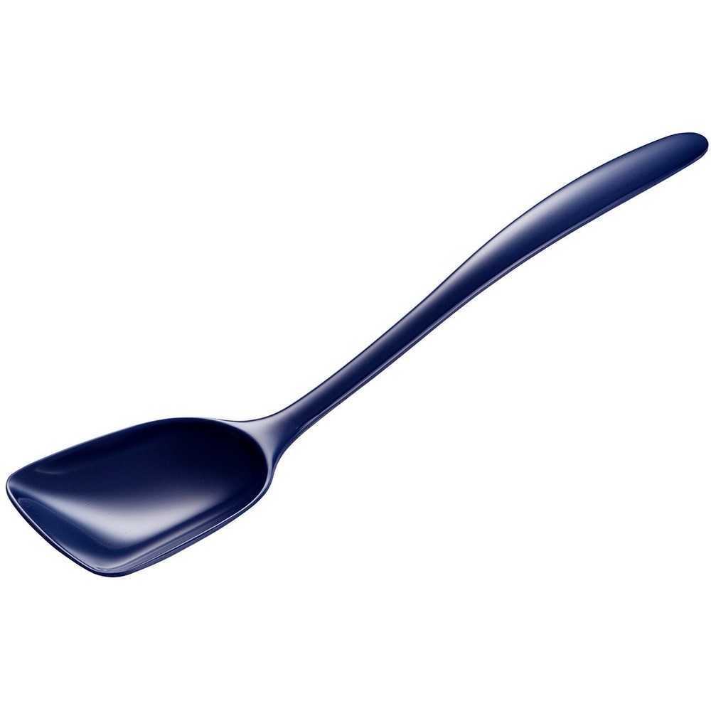 Gourmac Flat-Front Spoon, 11" - Cobalt Blue (3524CB)