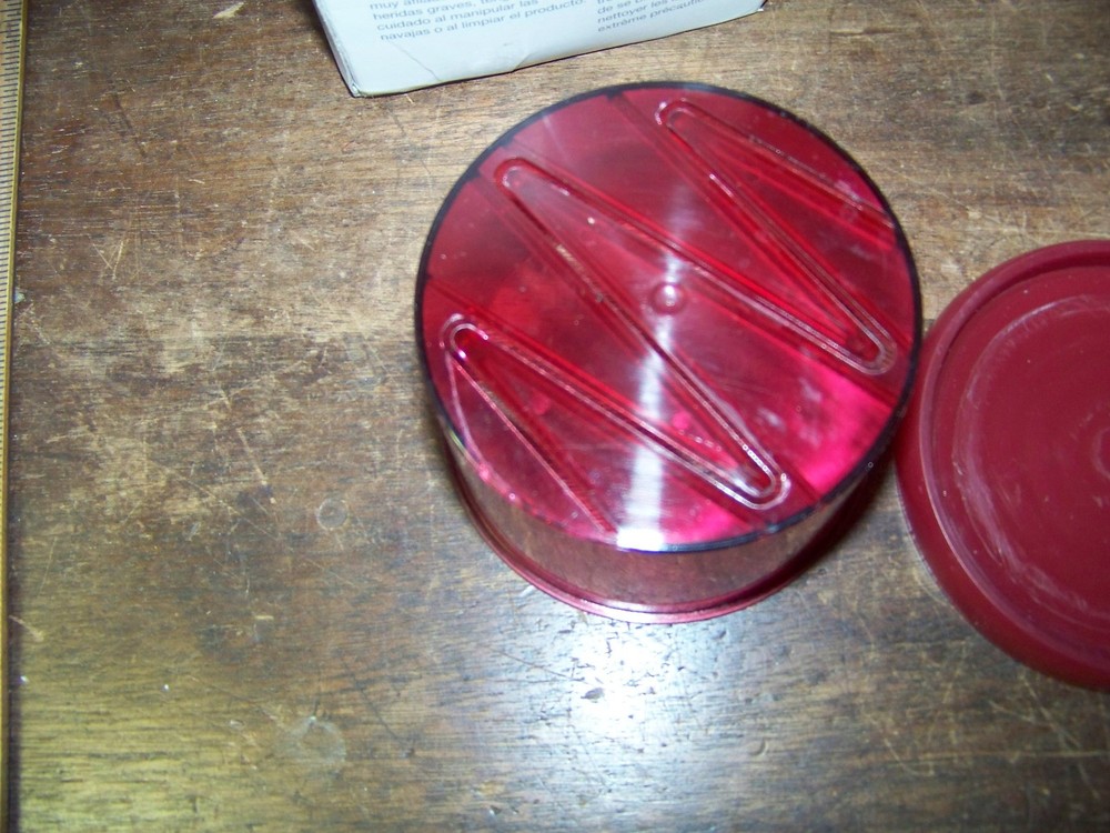 Vintage Tupperware The Chopper Machine Hand Chopper Ruby Red