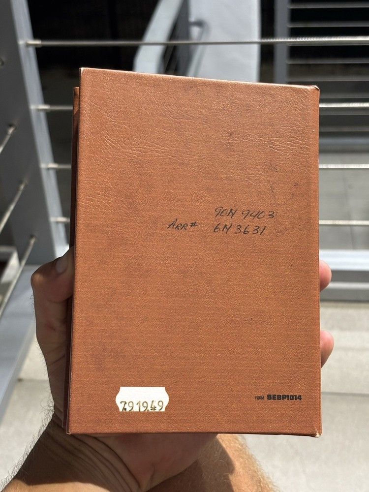 FALSE INSIDE STASH ENGINE PARTS BOOK Hide Away