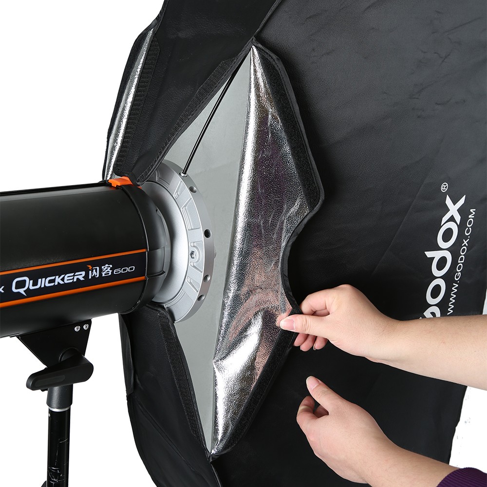 2Pcs Godox 35*160cm Studio Rectangular Softbox For Portrait Product Photography