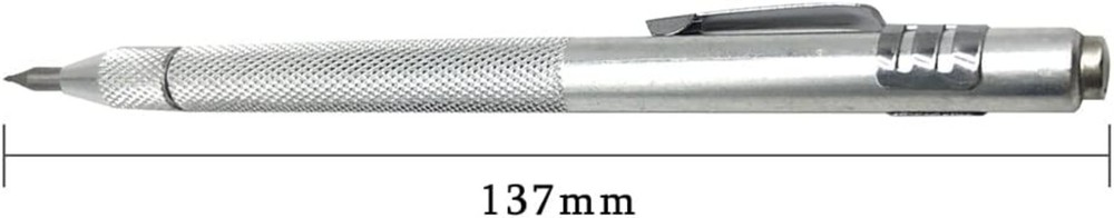 2-Pack Tungsten Carbide Scriber Set with 12 Replacement Tips & Magnetic Closure
