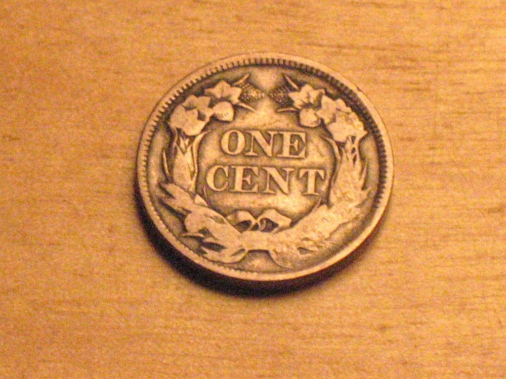 US 1857 Flying Eagle Cent Circulated Not Cleaned