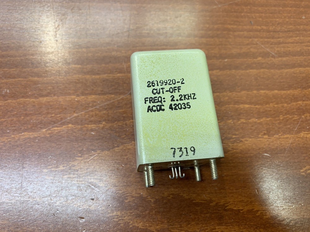 22KHz Cut-Off Filter Frequency Bandpass Filter 2619920-2 42035