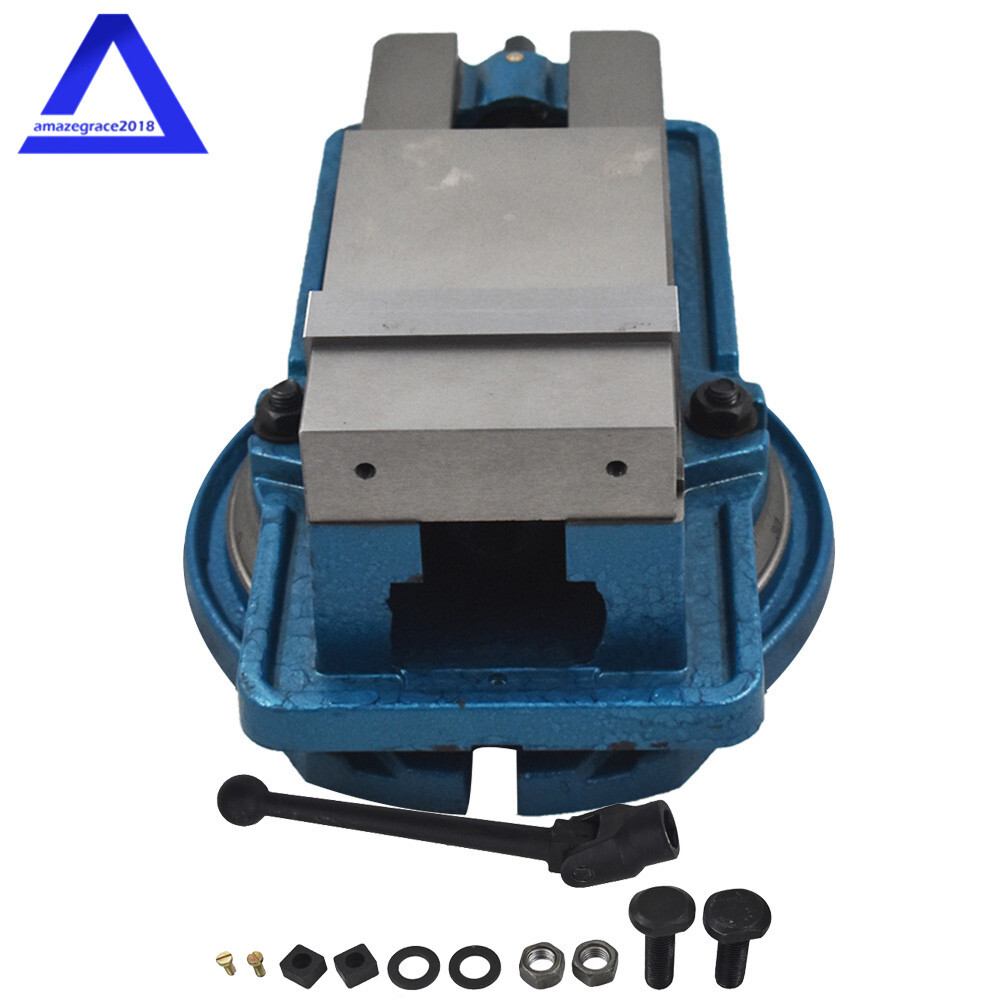 4 Inch Lockdown Vise Precision CNC Milling Machine Bench Clamp Vice With Base