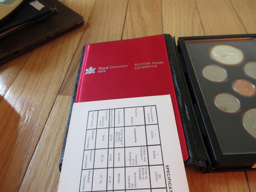 1981 Canada Proof Double Dollar Set (7 Coins Cent to Silver Dollar Mint Set) RJ