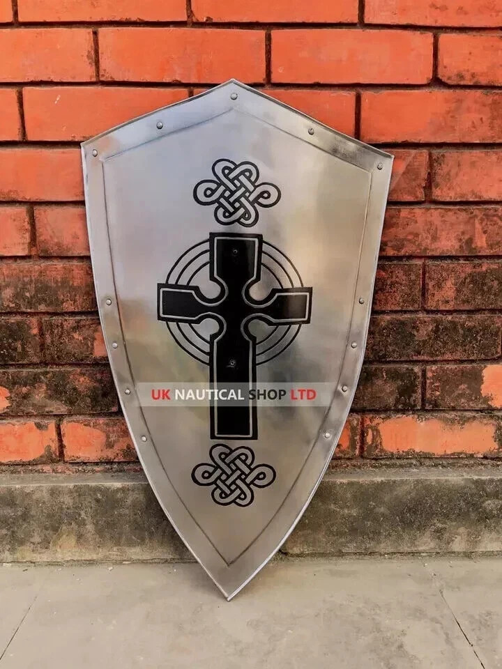 Medieval Templar Armor Shield Crusader Cross Shield Warrior Cosplay X-mass Gift