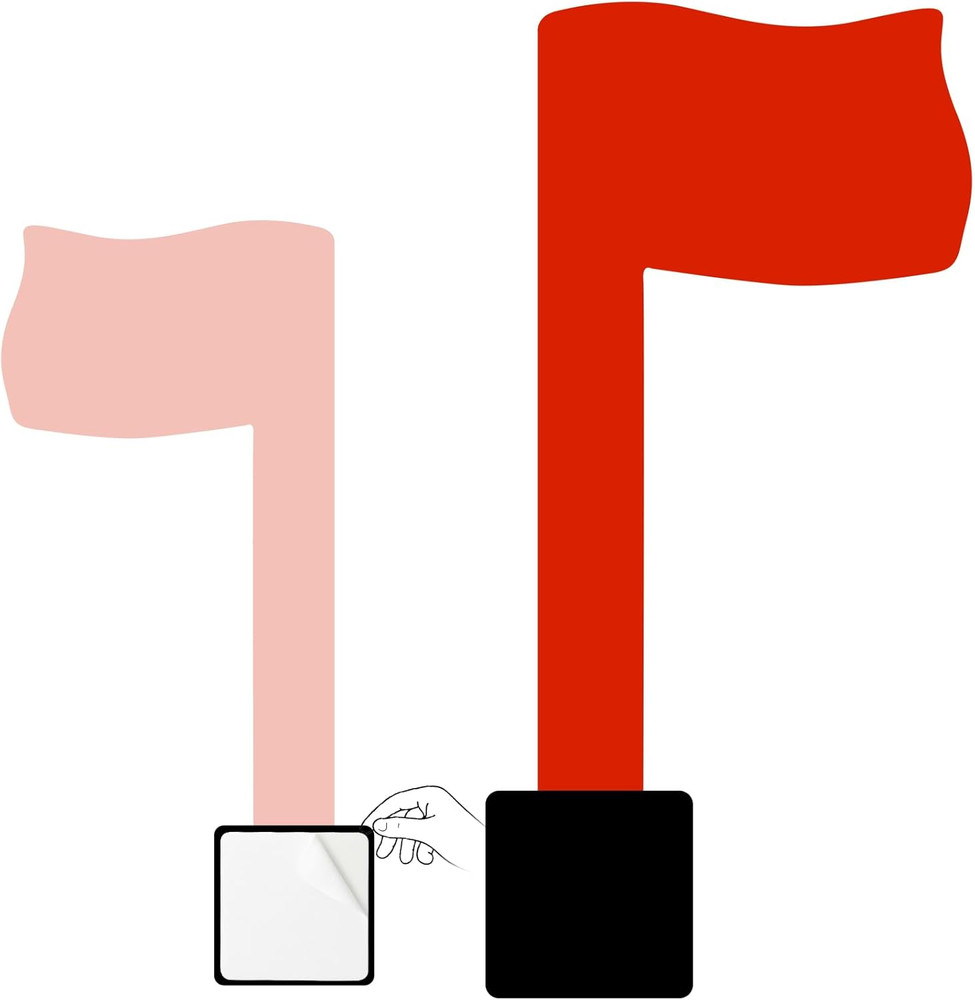 Universal Mailbox Flag Replacement Kit for Post Mount & Wall Mount Mailboxes, Ea