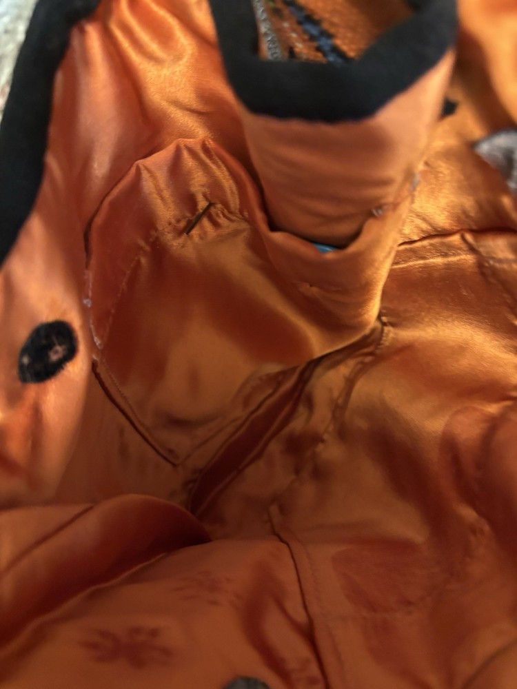 Needlepoint “Two Birds” Canvas Tote Bag