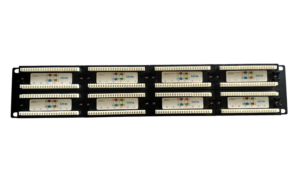 Cables New York Cat.6a 48 Port Patch Panel