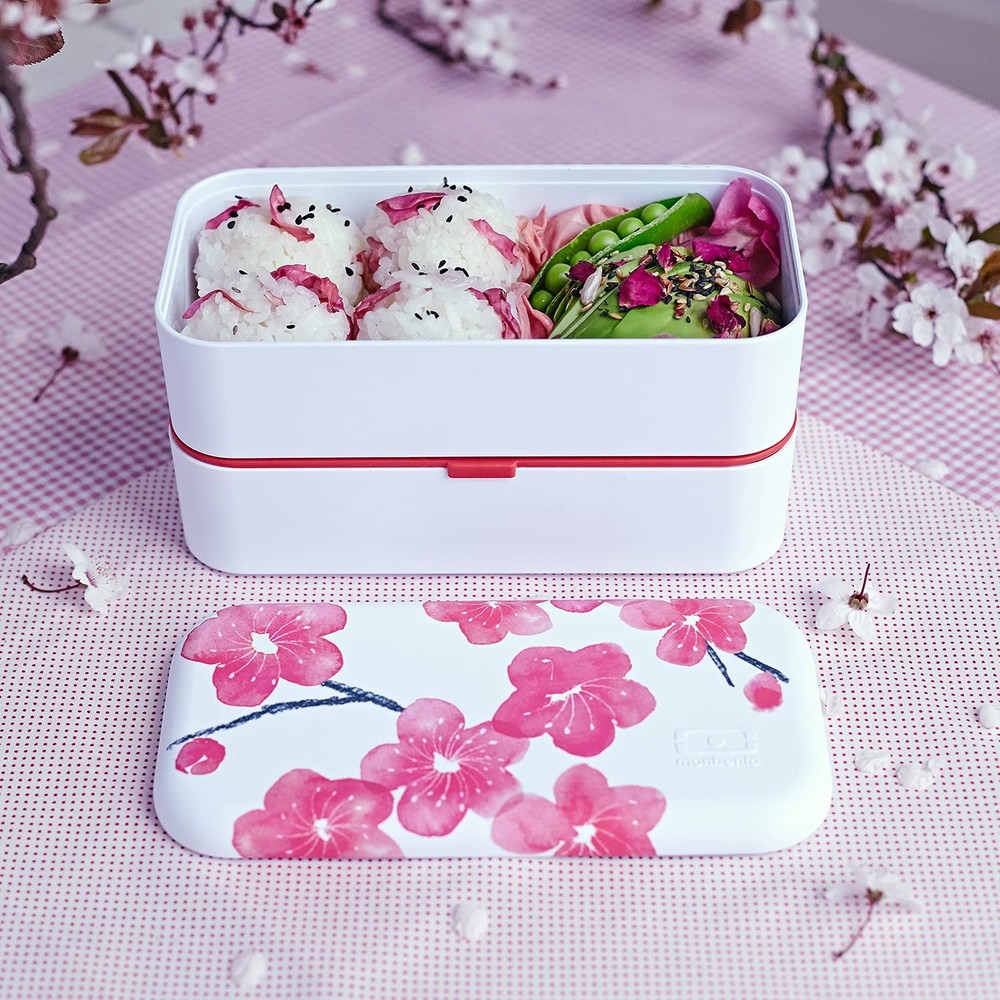 - Bento Adult MB Original Blossom - 2 Leakproof Compartments - Stackable Lunc...