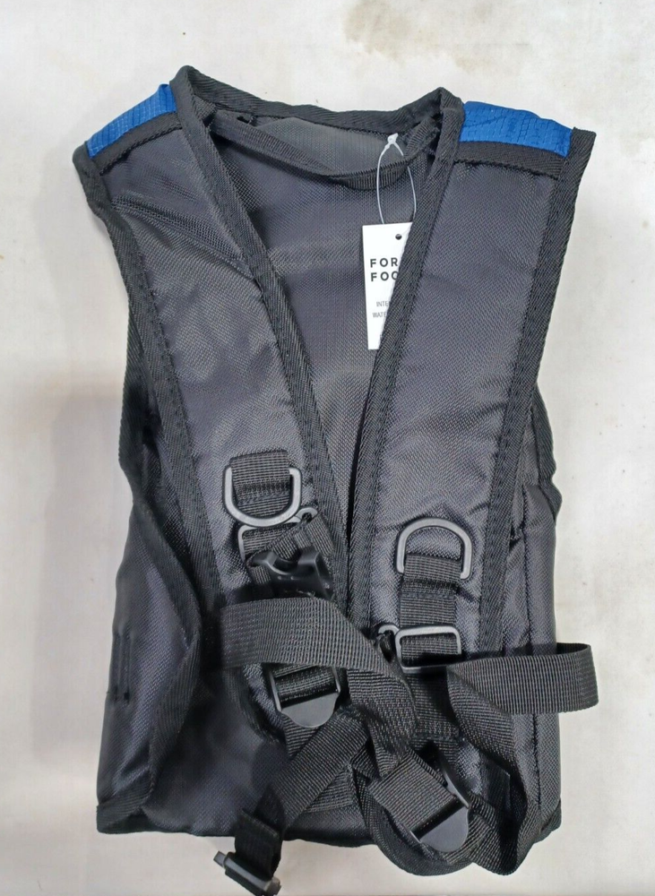 Form Focus Water Hydration Pack Backpack & Water Bladder Blue & Black New