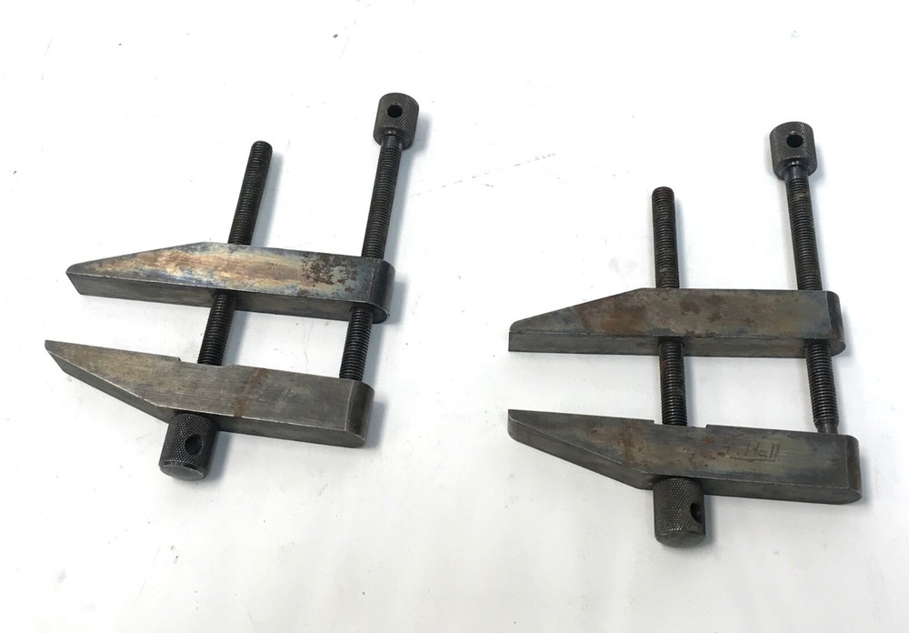 PAIR STARRETT 161E MACHINIST PARALLEL CLAMPS TOOL