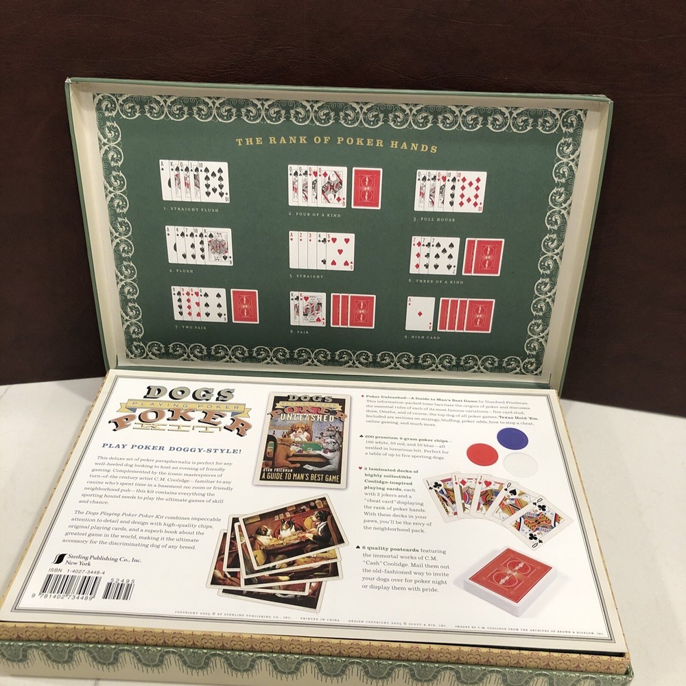 Dogs Playing Poker , Poker Set Kit