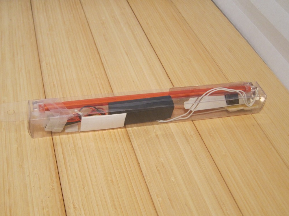 Vintage Unicom Cold Cathode Fluorescent Lamp Light Computer Case - Red