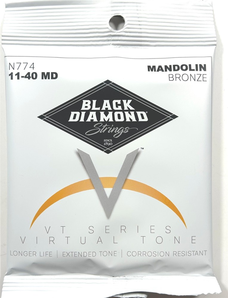Black Diamond Mandolin Strings 3 Sets Phosphor Bronze Loop End .011-.040